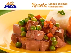 Receta de lengua en salsa con verduras nicaragüense
